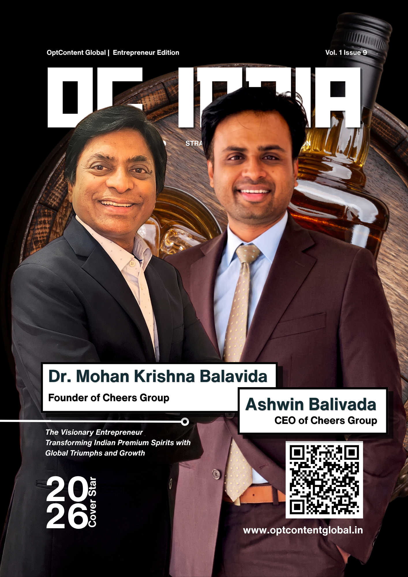 OG India Mag Volume 1, Issue 9 featuring Dr. Mohan Krishna Balivada and Ashwin Balivada